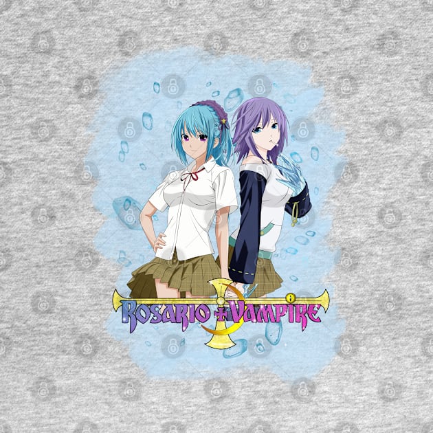 Rosario Vampire - Kurumu and Mizore by Nykos